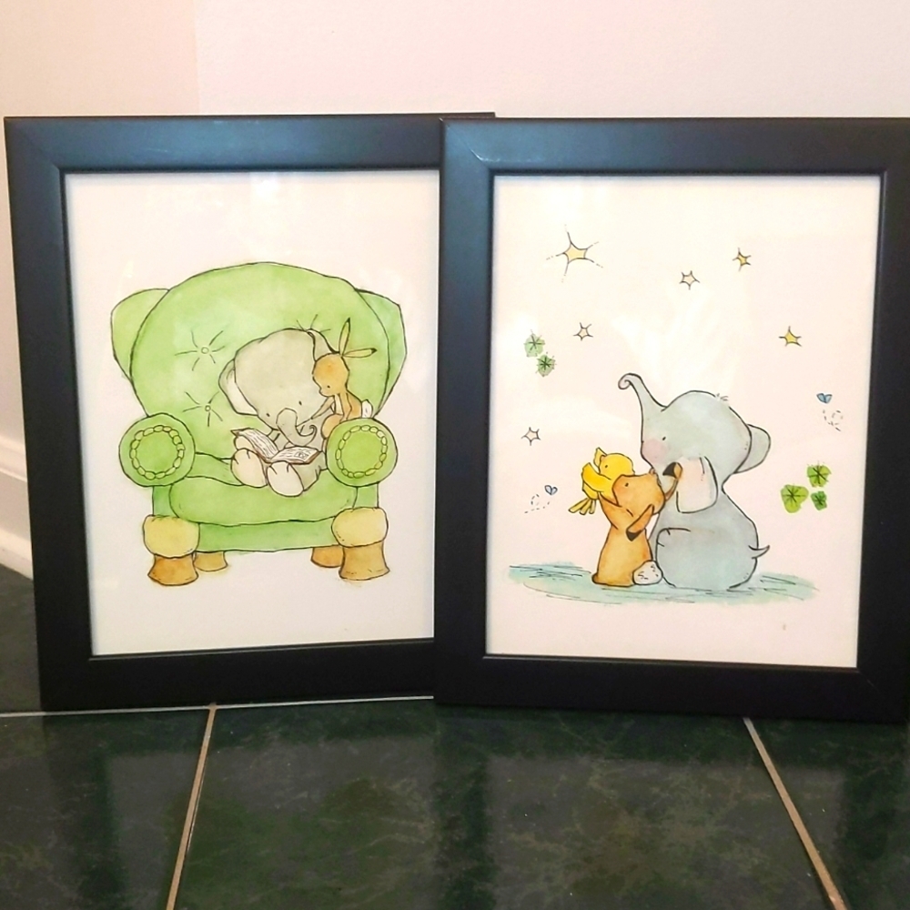 Elephant and Bunny Frames Pictures